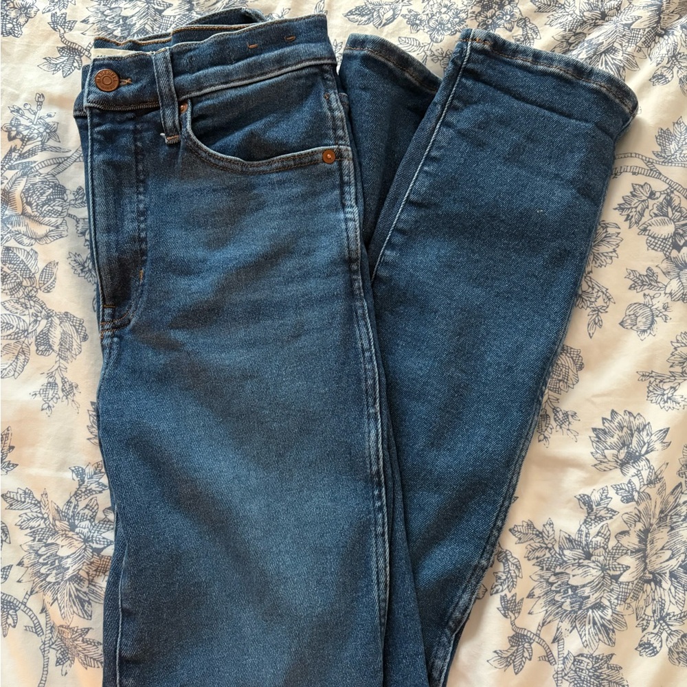 Madewell Women's Dark Blue Skinny Jeans